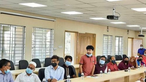 চাঁদপুর সরকারি কলেজে অভিভাবকদের সাথে কলেজ কর্তৃপক্ষের মতবিনিময় সভা
